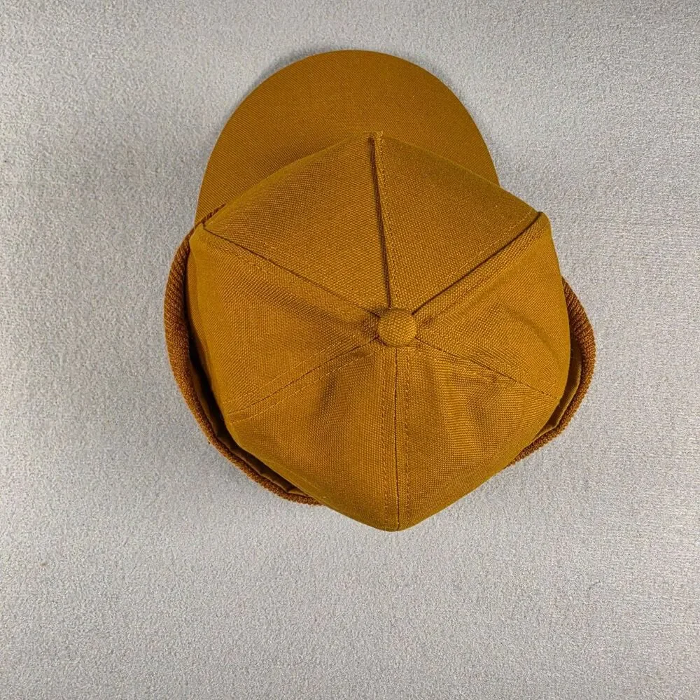 Brixton Builders Brown Earflap Trapper Hat – S/M 7 1/4